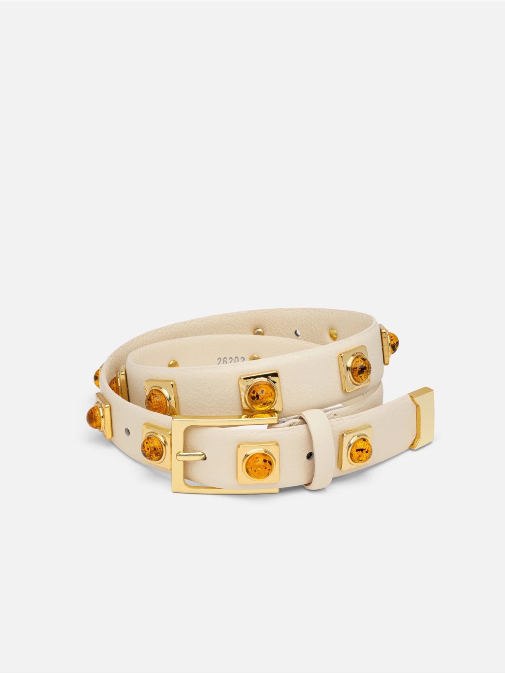 Aureum No 2 Belt In Linen / Gold